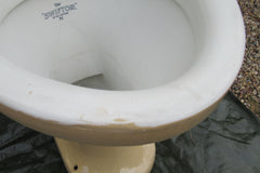 Antique 1893 High Level Earthenware Cottage Toilet - " The Swiftor"