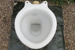 Antique 1893 High Level Earthenware Cottage Toilet - " The Swiftor"