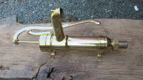 Vintage Working Brass Water Hand Pump -  C.R Insignia