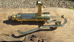 Vintage Brass Water Hand Pump -  C.R Insignia