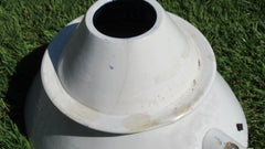 Victorian Blue and White Transfer Printed Thunderbox Toilet Bowl (1)