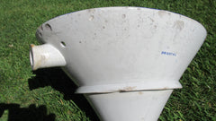 Victorian Blue and White Transfer Printed Thunderbox Toilet Bowl (3)