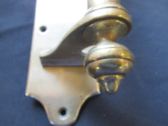 Large 14" Antique Brass Single Pull Door Handle