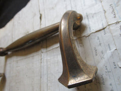 Copy of 9 3/4" Art Deco Copper/Bronze Single Pull Door Handle