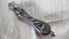 Vintage Cast Iron High Level Toilet Cistern Chain Pull - Tulip