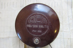 Art Deco Vintage Bakelite Round Electric Door Bell by Ciem - 110-130 volts