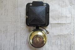 Small Vintage Bakelite & Brass Electric Doorbell - 110 - 240 volts
