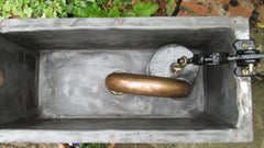 Antique Restored Wooden High Level Toilet Cistern - Triumph - 1908