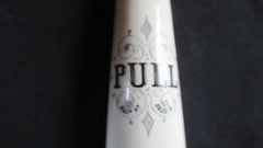 Small Antique Porcelain High Level Toilet Pull - Stamped 1910