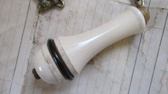 Antique Porcelain High Level Toilet Chain Pull and Handle - unusual shape