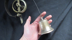 Antique Servants / Butler Mechanical Brass Door Bell - 7 available