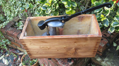 1906 Restored Wooden High Level Toilet Cistern - "Mignon" - Woodhouse & Co. Sheffield