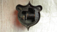 Restored 1900s Cast Iron & Brass Door Bell - Self Contained - 12v