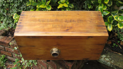 Restored Wooden High Level Toilet Cistern - "Mignon" - Woodhouse Derby