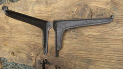 8 1/2" Reclaimed Industrial Cast Iron Shelf Brackets