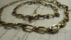 Antique Solid Brass Chunky Chain ideal for Toilet or Light pull