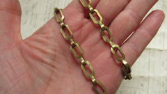 Antique Solid Brass Chunky Chain ideal for Toilet or Light pull