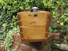 Antique Wooden "Japkap" High Level Toilet Cistern