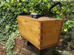 Antique Wooden "Japkap" High Level Toilet Cistern