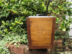 Restored Wooden High Level Toilet Cistern - "Japkap"