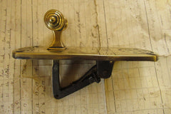 Arts & Crafts Brass Mechanical Door Bell Pull