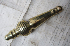 Ornate Brass Light / Fan Pull - Beehive