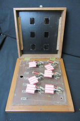 Antique Victorian 6 Room Butler's / Servant's Indicator Signal Box -Miss Samuels