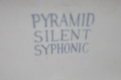 "Pyramid Silent Syphonic" Vintage 1930/50s Art Deco Semi-High Level Toilet Set - Cistern & Pipe