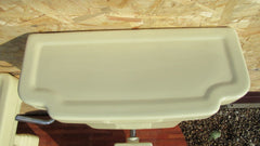 Vintage 1958 Art Deco Standard Toilet, Cistern, Sink & Pedestal - Pale Yellow