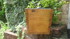 1906 Restored Wooden High Level Toilet Cistern "Japkap" - Dual Flush