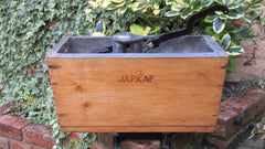 1906 Restored Wooden High Level Toilet Cistern " The Japkap" - Dual Flush
