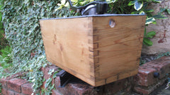 Restored Wooden High Level Toilet Cistern " Harriap" - Dual Flush