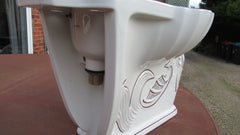 Vintage Dolphin Shell Johns Armitage Toilet, Seat, Cistern Set