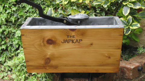 1906 Restored Wooden High Level Toilet Cistern " The Japkap" - Dual Flush