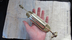 Antique Brass Mechanical Servants Door Bell / Fan / Light Pull