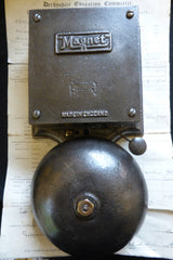 Huge Vintage Cast Iron "Magnet" Industrial Fire / Door Bell - 240v