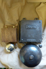 Huge Vintage Cast Iron "Magnet" Industrial Fire / Door Bell - 240v