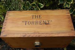 "Torrent" - Restored Wooden High Level Toilet Cistern