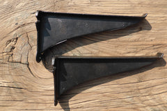 8" Reclaimed Industrial Cast Iron Shelf Brackets