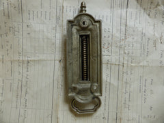 Ornate Silver Plated Mechanical Door Bell Pull