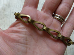 Antique Solid Brass Chain ideal for Toilet or Light pull