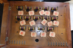 Antique Victorian 14 Room Butler's / Servant's Indicator Signal Box