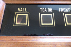 Butlers or Servants Bell Box ~ 4 Point Indicator for Tea Rooms