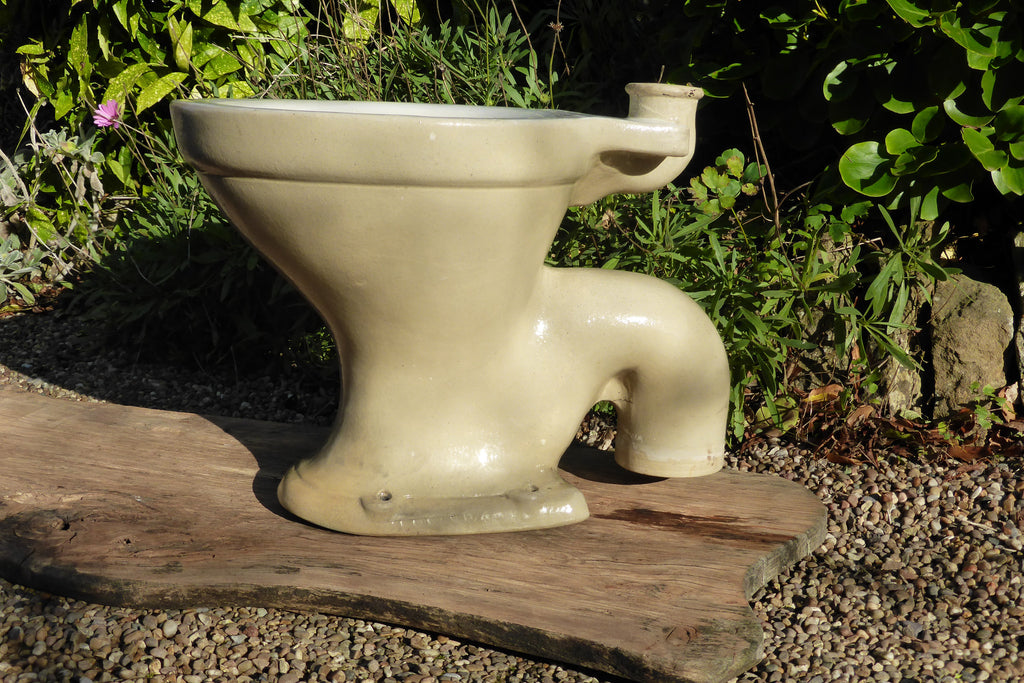 Antique 1800s High Level Earthenware Toilet - "The Irwell"