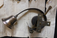 Bronze Servants/ Butler Bell with Bracket - Mechanical Door Bell