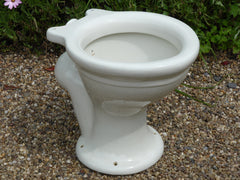 "Ogan" - Antique High Level Earthenware Toilet
