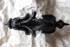 Large Art Nouveau Reclaimed Cast Iron Door Knocker