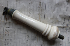 Antique Porcelain High Level Toilet Chain Pull and Handle - unusual shape