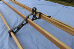 Large Antique Wood & Cast Iron Ceiling Clothes Arier / Drier - 6ft long