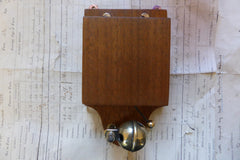 Unusual Wood & Brass Electric Sleigh Doorbell - 3-6 volts